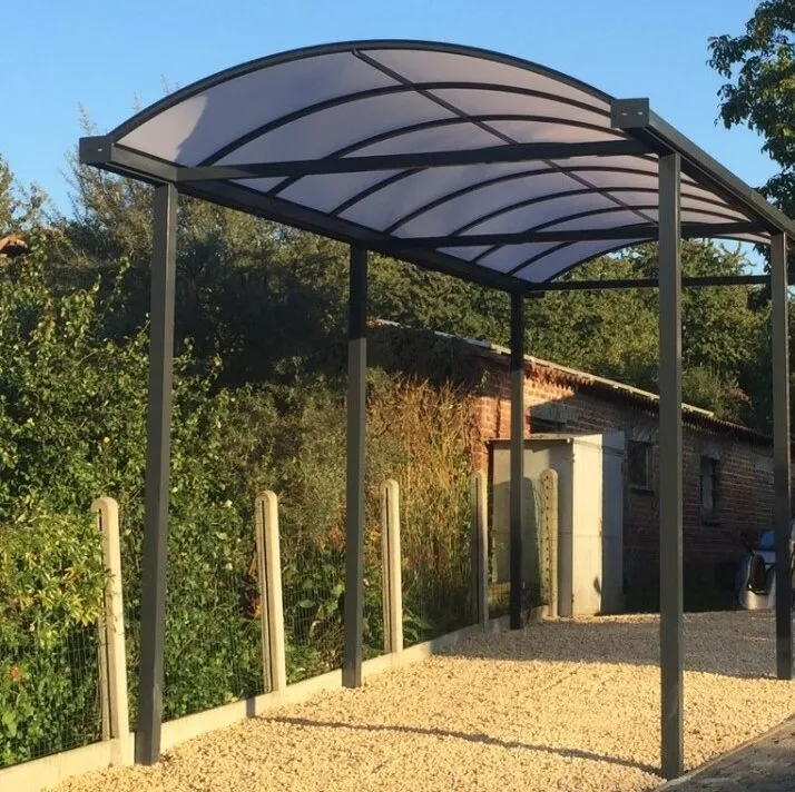 Firenze: moderne vrijstaande carport in aluminium