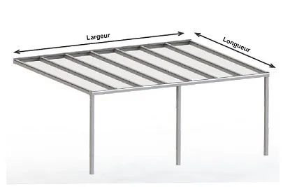 Lang schema van een pergola