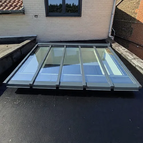 Lichtkoepel bovenaanzicht