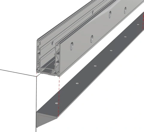 Illustration 3è étape installation Glass U