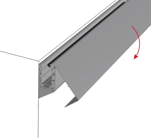 Illustration 4è étape installation Glass U