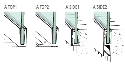 Illustration variantes Glass U