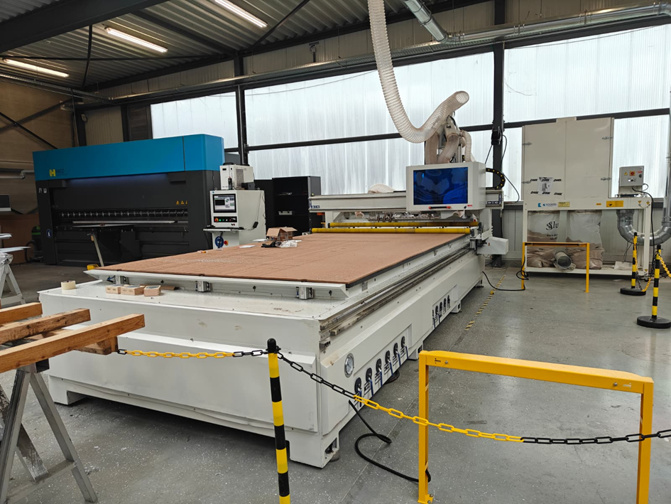 CNC-machine illustratie